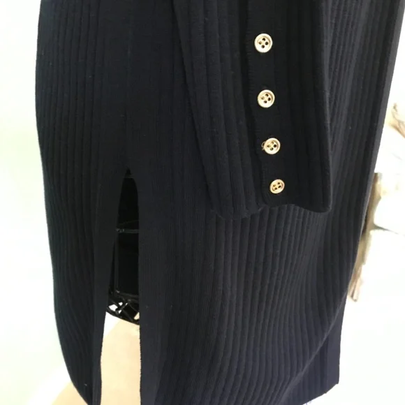 Talbots Navy Topper Sz S - Picture 3 of 6